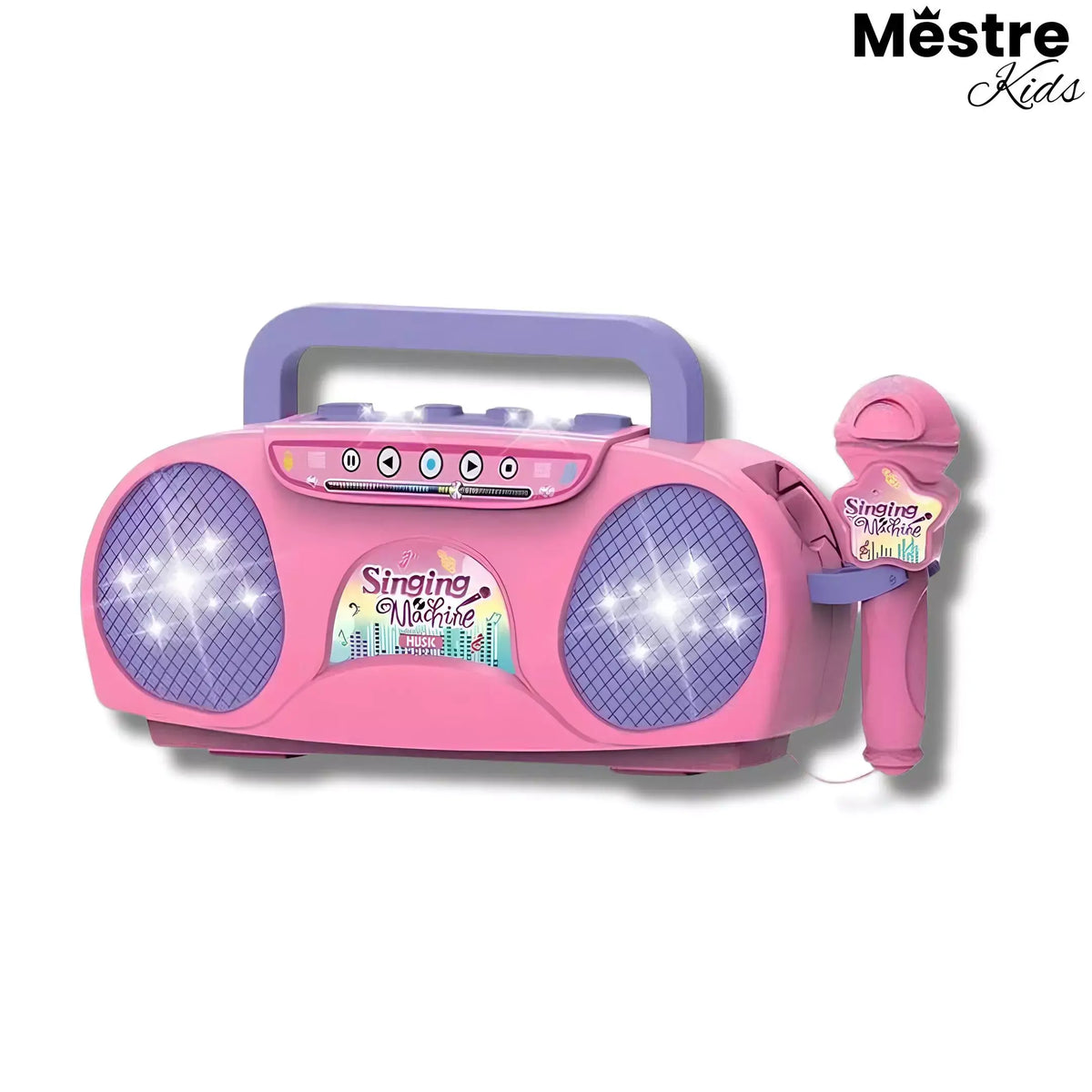 Microfone e Rádio de Karaokê - Mestre Kids®